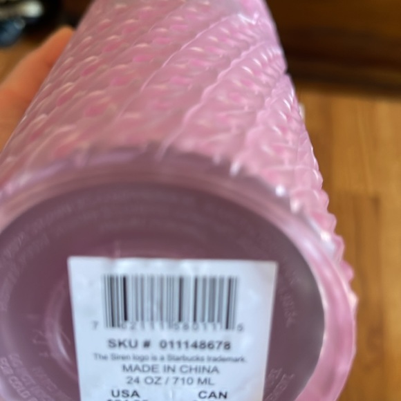 Starbucks  Chainlink Light Pink Soft Touch Tumblers 24oz - Picture 6 of 8